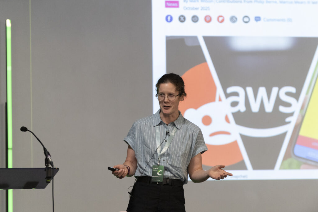 Elizabeth Polgreen presents as keynote speaker at the Manchester conference