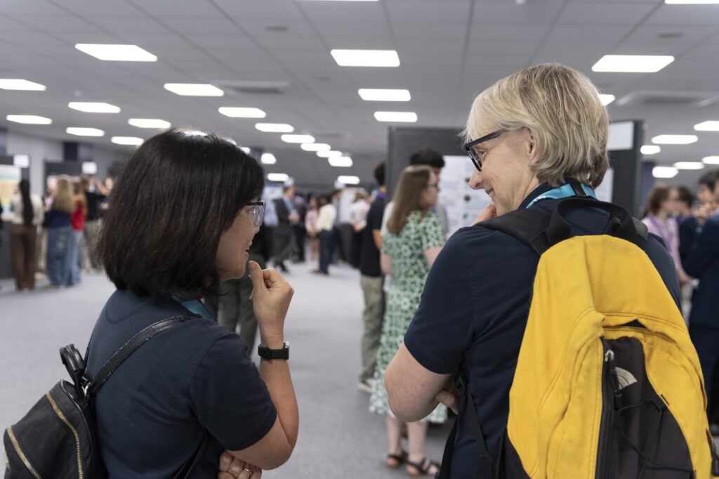 Teachers arrive at conference